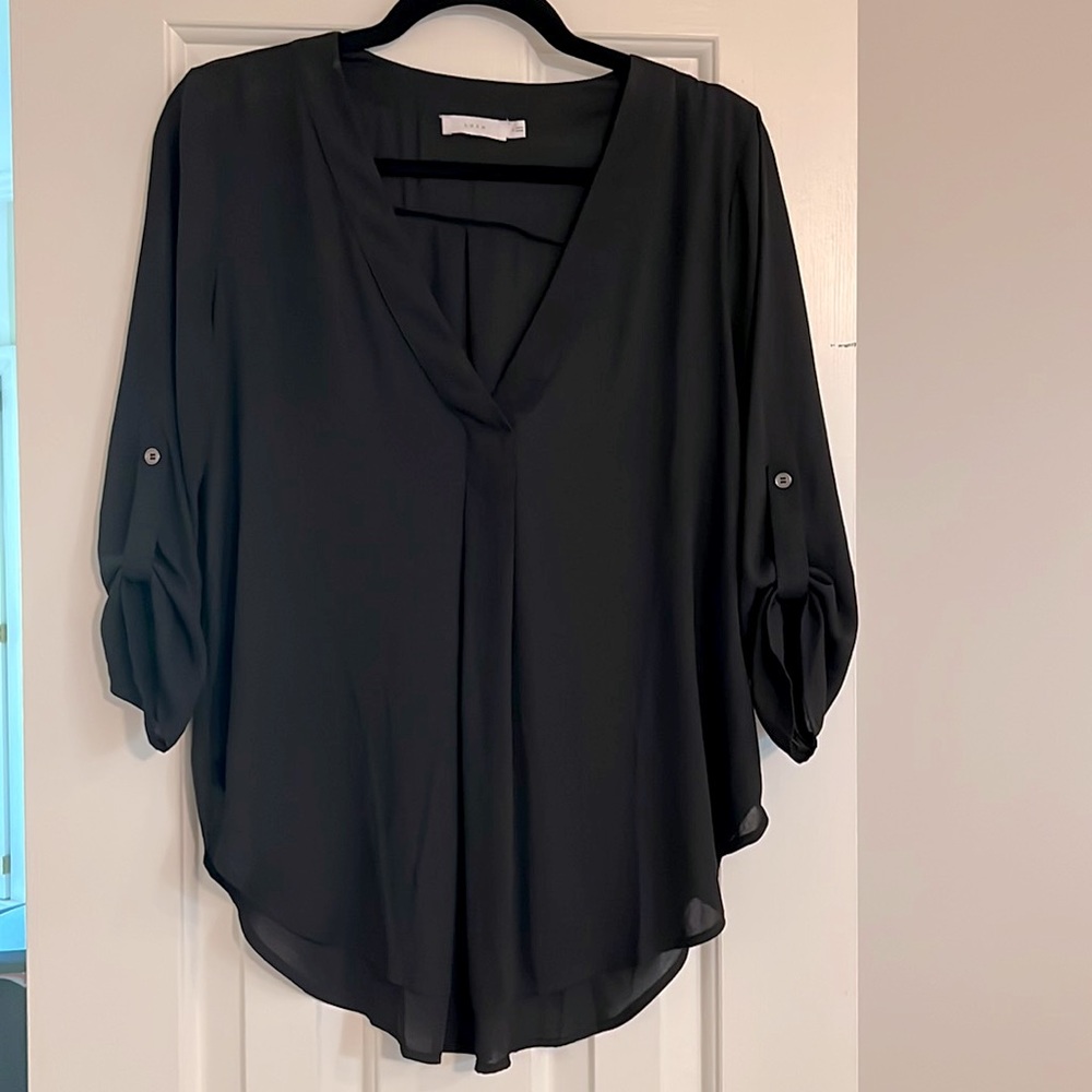 Lush Black Blouse